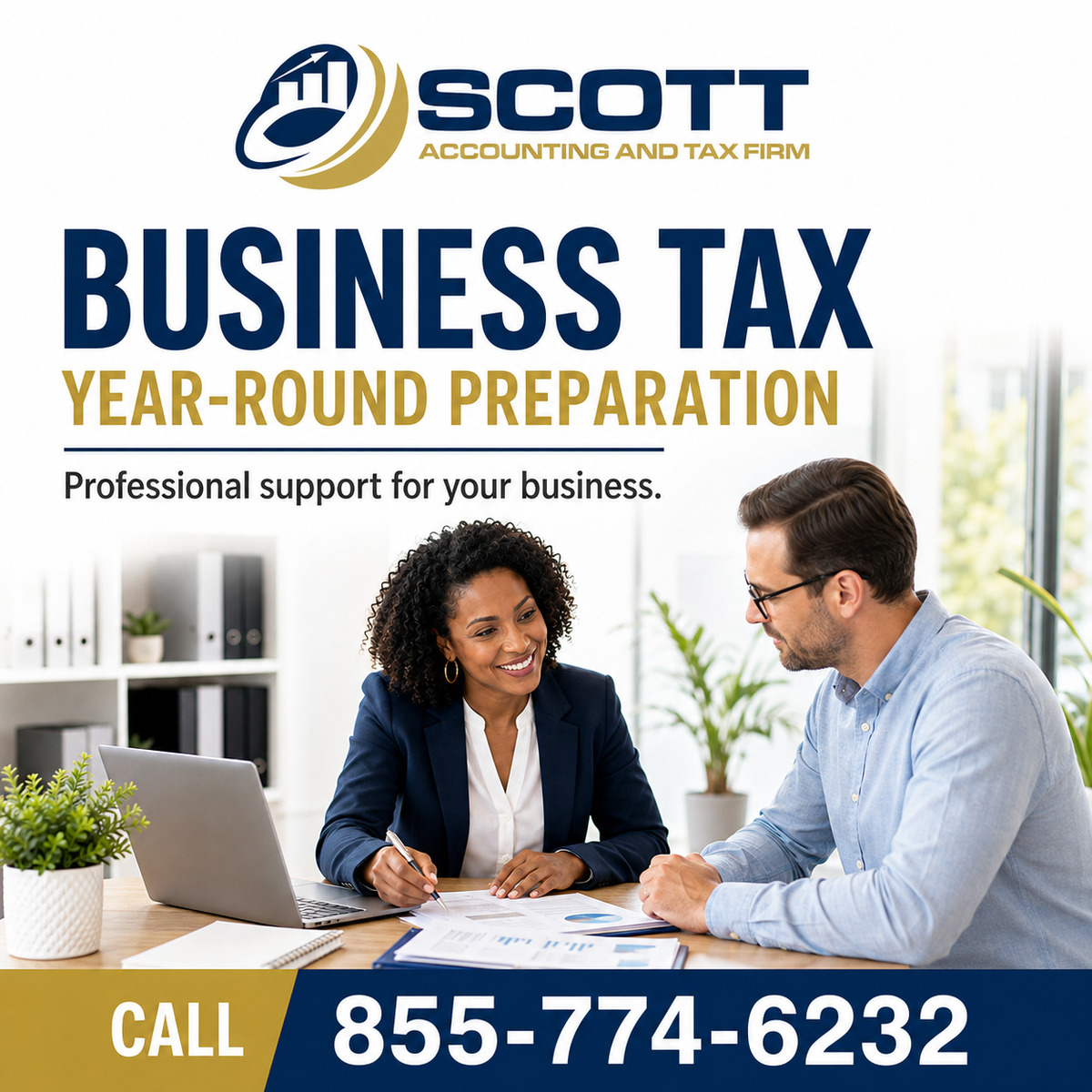 Business Tax Preparation from Scott Accounting and Tax Firm