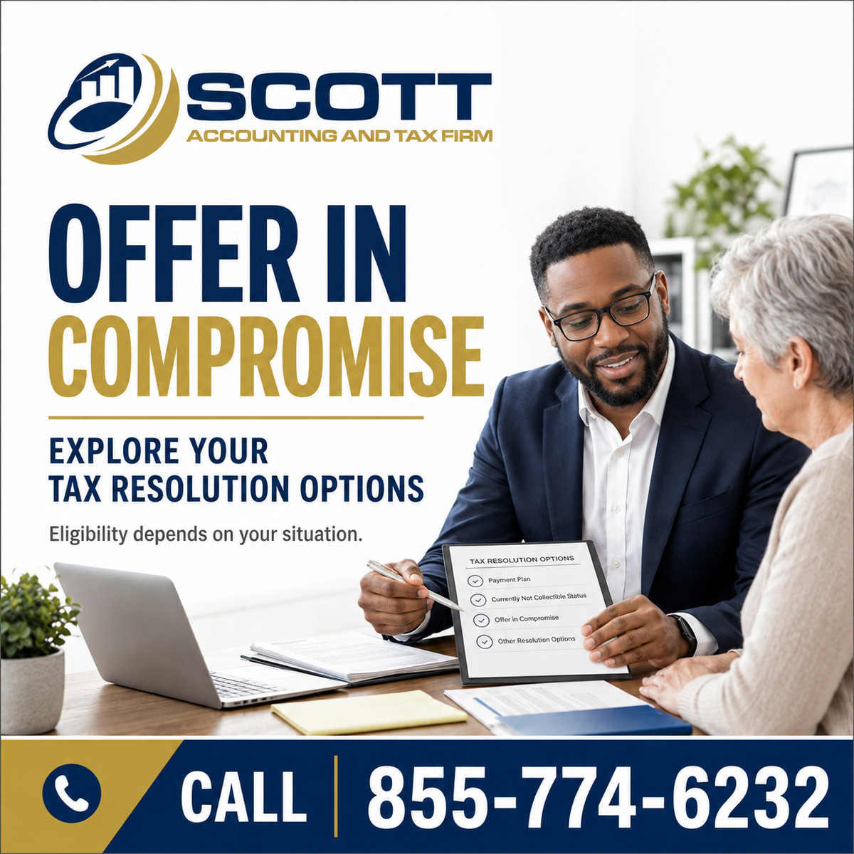Offer in Compromise from Scott Accounting and Tax Firm